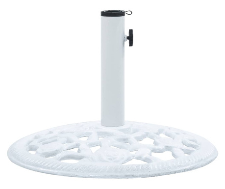 fehér öntöttvas napernyőtalp 12 kg 48 cm