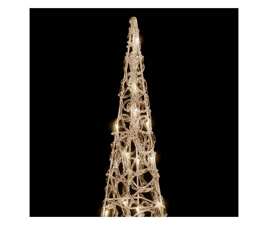 LED Dekorativni Set Konusa, Hladno Bijela, 30/45/60 cm, Akril - 3