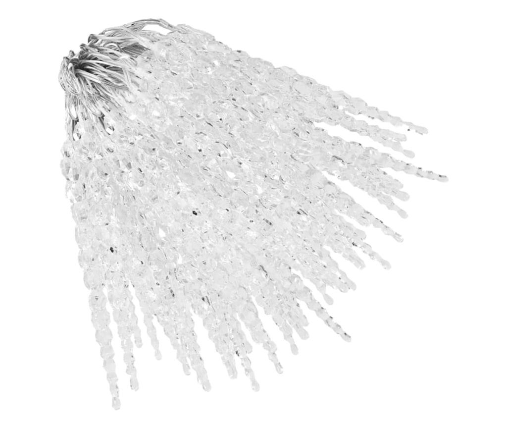 Božićne svjetiljke ledenice, 100 kom., plave, akril - 3