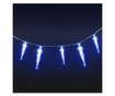 Božićne lampice u obliku siga 100 kom plave akrilne