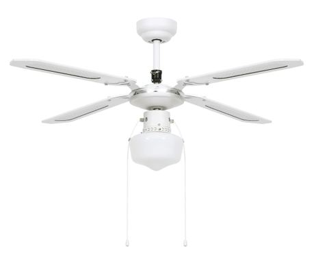 fehér mennyezeti ventilátor lámpával 106 cm