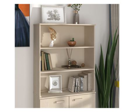Rafturi superioare dulap, maro miere, 85x35x100 cm, lemn de pin
