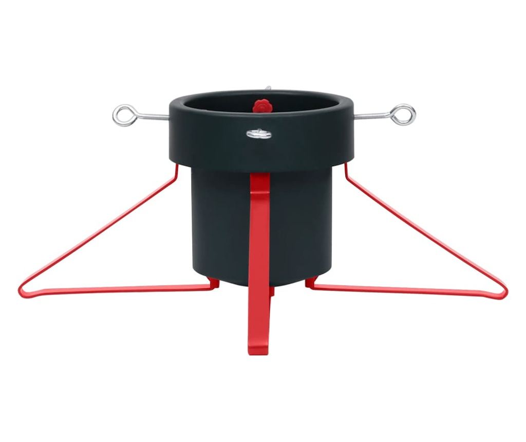 Stalak za božićno drvce, zeleni i crveni, 46x46x19 cm - 3