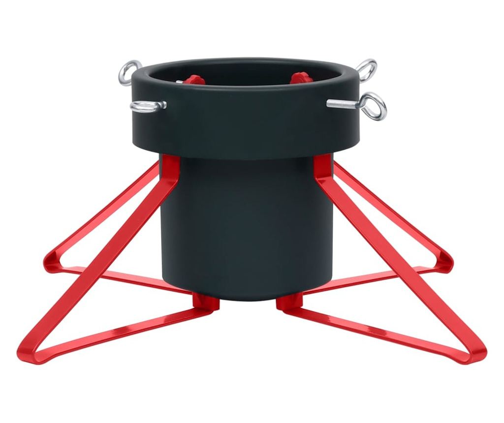 Stalak za božićno drvce, zeleni i crveni, 46x46x19 cm - 4