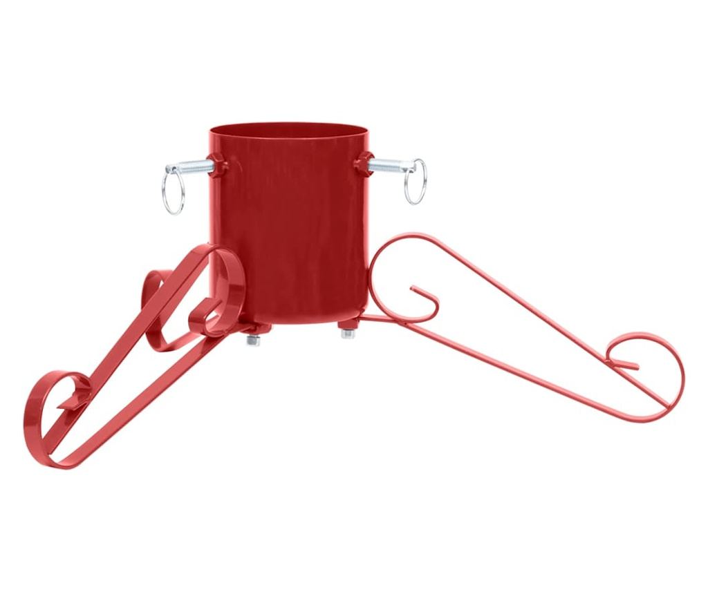 Stalak za božićno drvce, crveni, 58x58x21 cm - 4