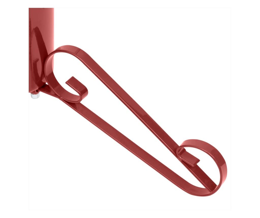 Stalak za božićno drvce, crveni, 58x58x21 cm - 5