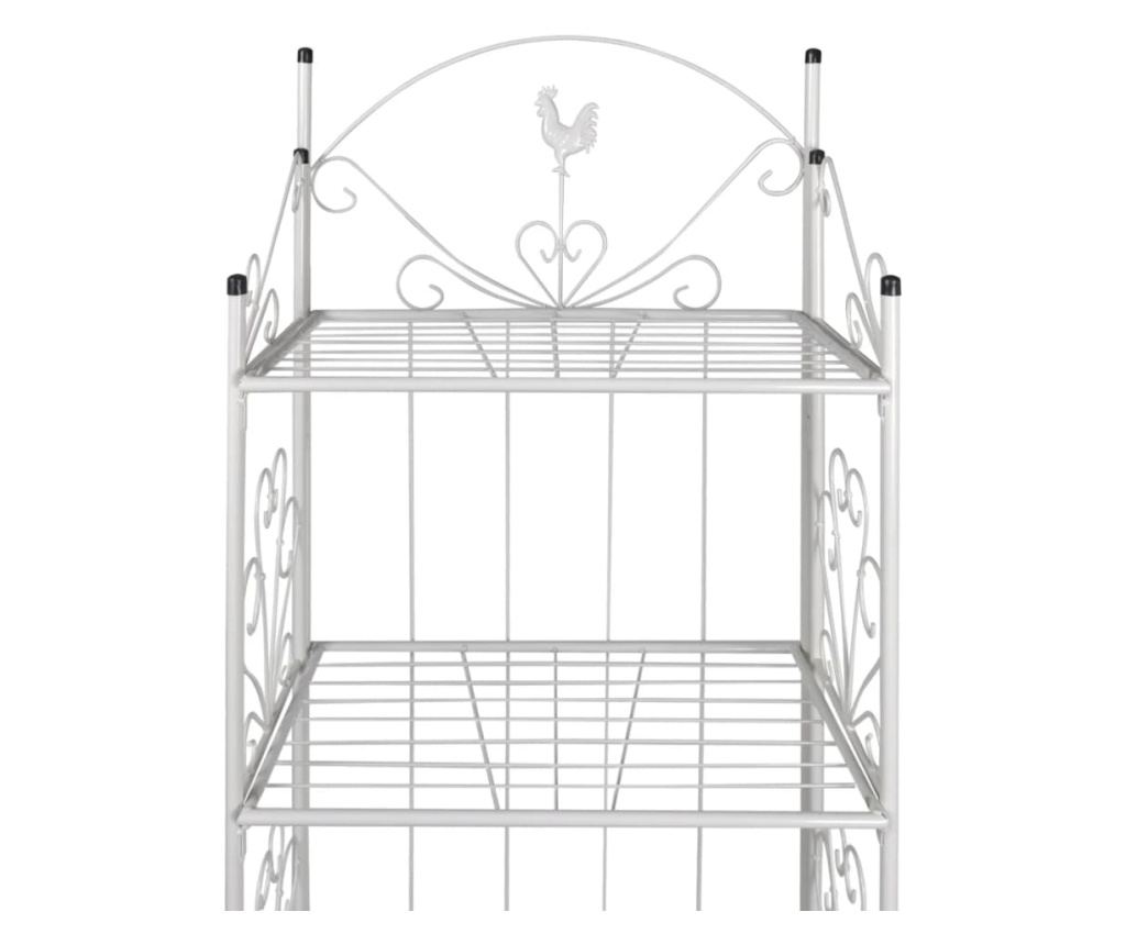 Stalak za biljke, bijeli - 3