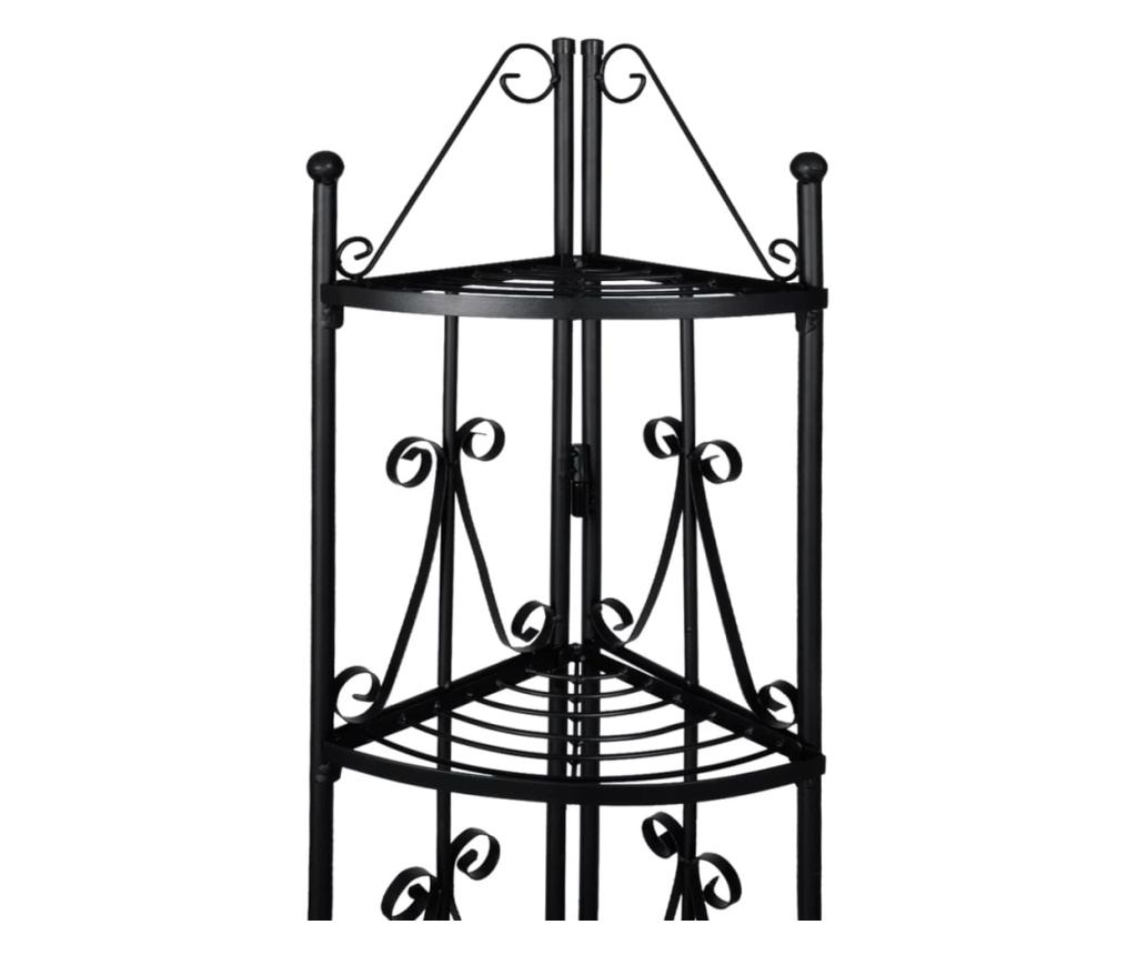 Stalak za biljke, Crna - 3