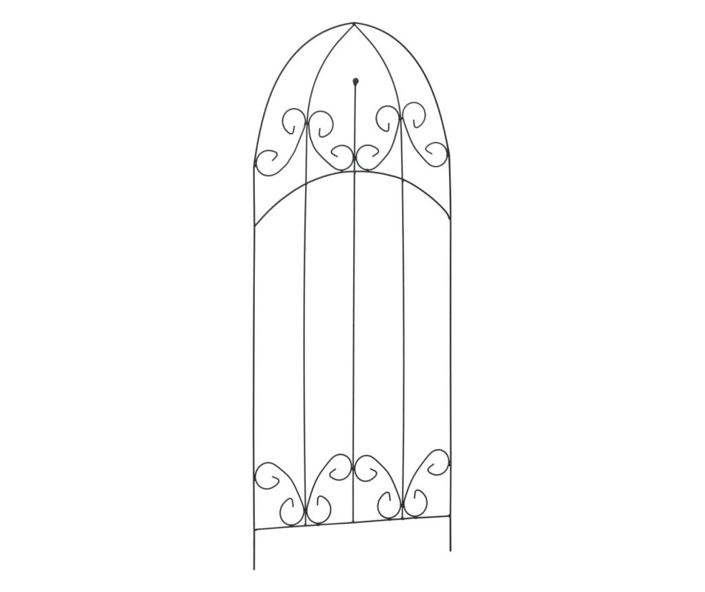 Podupirači za penjačice, 3 kom., crna, 40 x 100 cm, željezo - 3