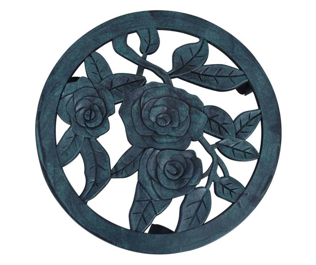 Podmetači za biljke s kotačićima, 6 kom., zelena, 38 cm, plastika - 3