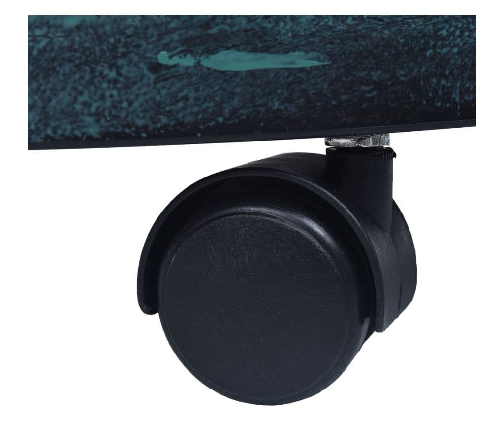 Podmetači za biljke s kotačićima, 6 kom., zelena, 38 cm, plastika - 4