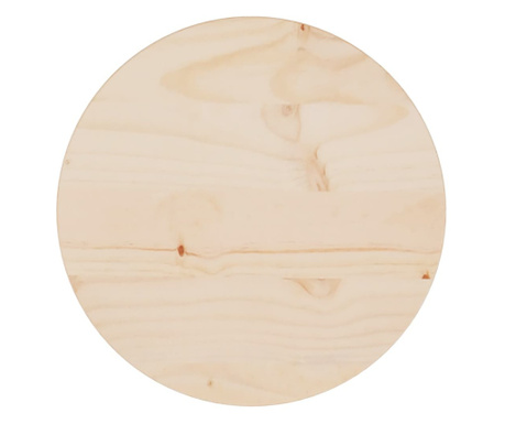 Blat de masa, Ø30x2,5 cm, lemn masiv de pin