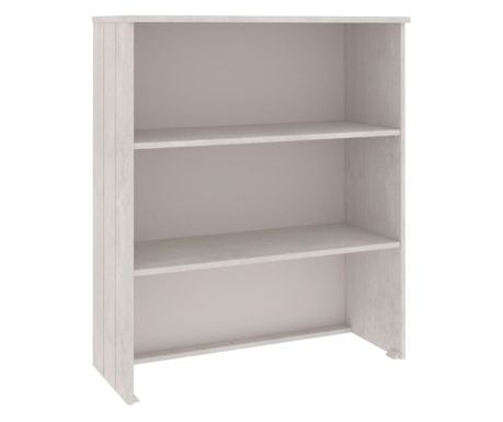 Gornji element za komodu HAMAR bijeli 85x35x100 cm od borovine 