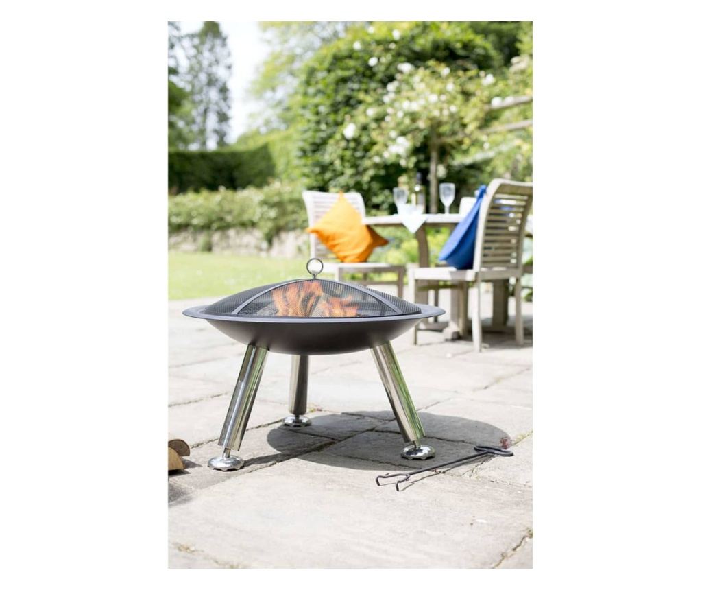 RedFire Chicago ložište, crno, 75 cm, čelik, 85013 - 4