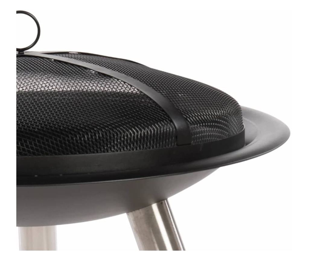 RedFire Chicago ložište, crno, 75 cm, čelik, 85013 - 9