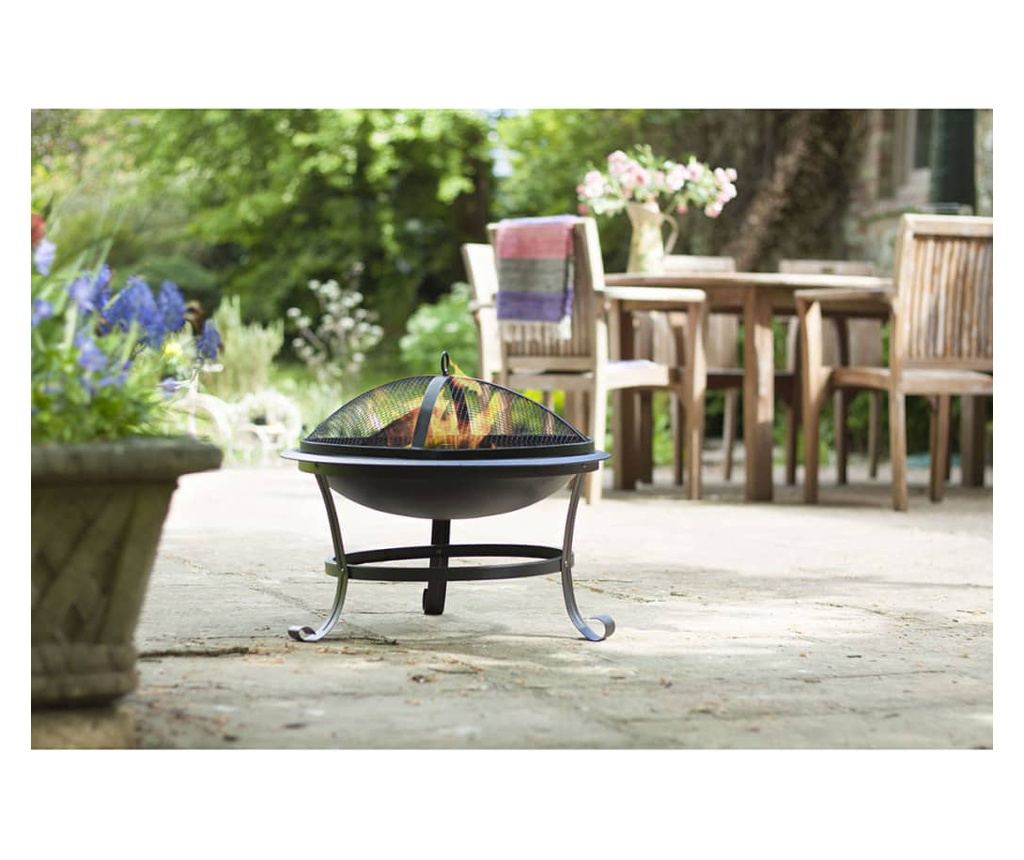 RedFire Atlanta crna čelična vatra 51 cm 85014 - 4