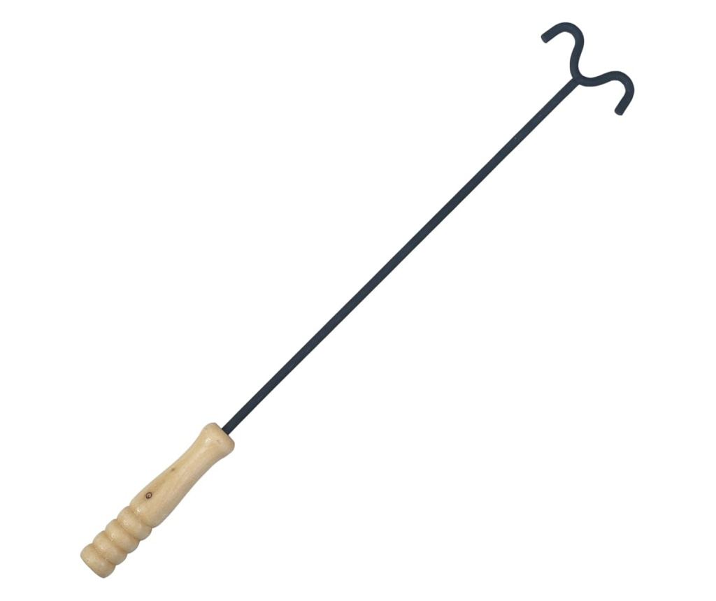 Ognjište, crno, 45 x 45 x 45 cm, čelik - 5