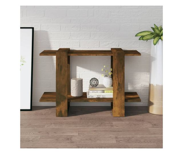 Polica/pregrada za sobu, dimljeni hrast, 80x30x51 cm