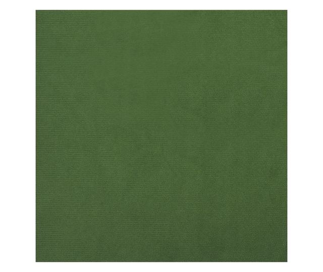 Vrtljivi jedilni stoli, 2 kosa, temno zelena, žamet