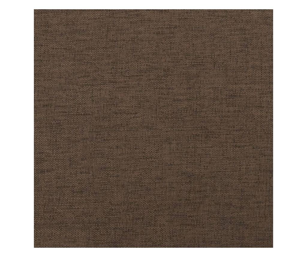 barna szövet pad 70 x 35 x 41 cm - 8