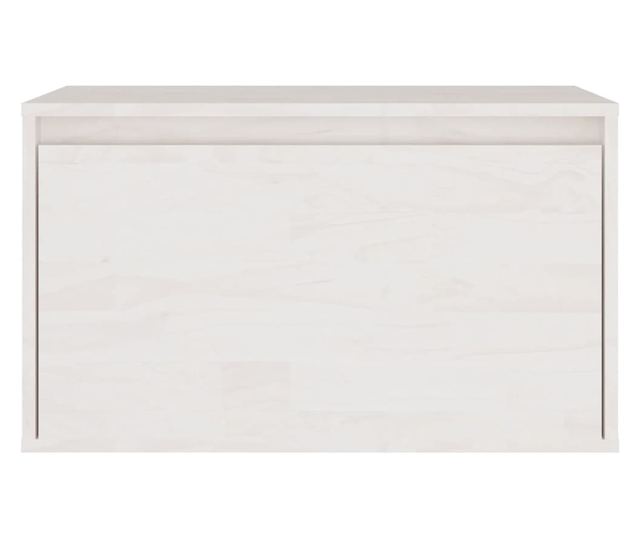 TV komode, 3 kom., bijela, masivno drvo bora