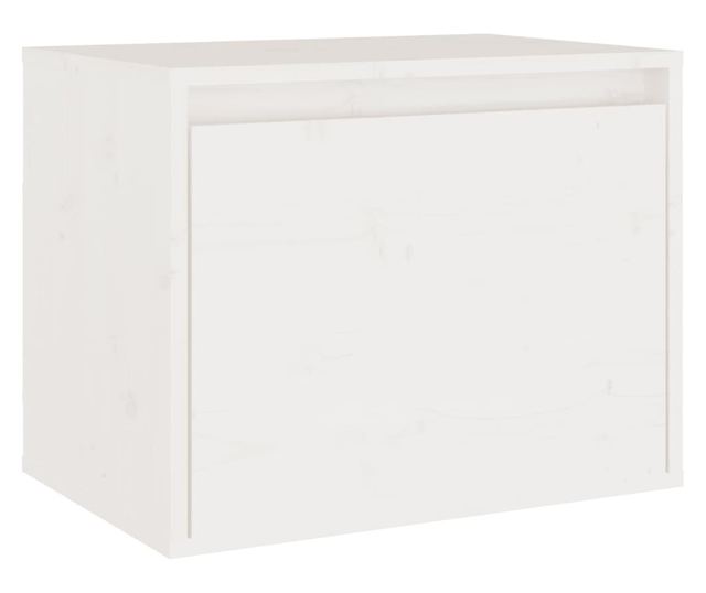 TV komode, bijela, 6 kom., masivno drvo bora