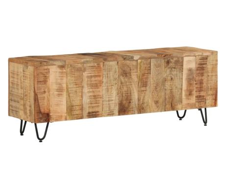 Comoda TV, 110x30x40 cm, lemn masiv de mango