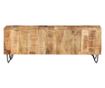 Comoda TV, 110x30x40 cm, lemn masiv de mango