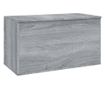 Cufăr de depozitare, gri sonoma, 84x42x46 cm, lemn compozit thumbnail 2