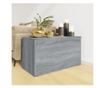 Cufăr de depozitare, gri sonoma, 84x42x46 cm, lemn compozit thumbnail 3