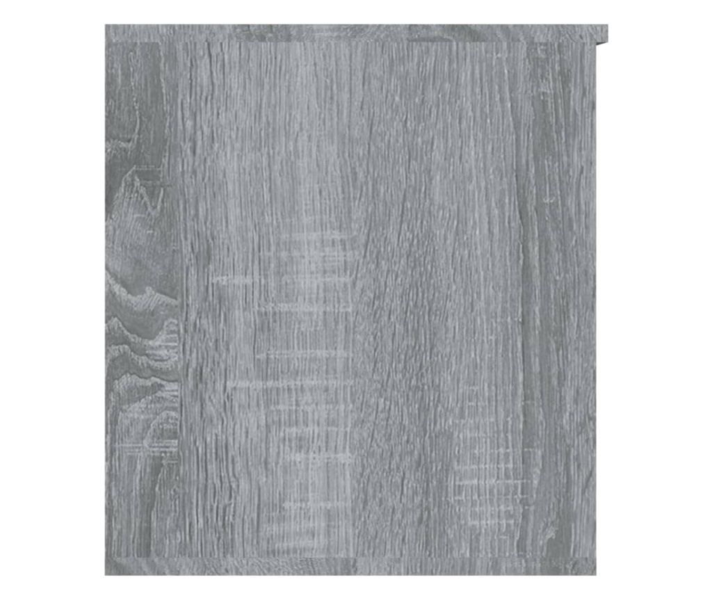 Cufăr de depozitare, gri sonoma, 84x42x46 cm, lemn compozit - 7