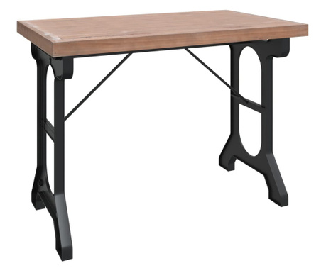 Jedilna miza 110x65x82 cm trden les jelke in železo