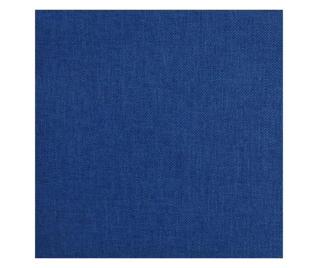 Zakretne kuhinjske stolice, 6 kom., plave, tekstil