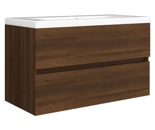 Ormarić za umivaonik boja smeđeg hrasta 80x38,5x45 cm drveni