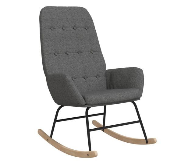 Stolica za ljuljanje, svijetlosiva, tekstilni materijal