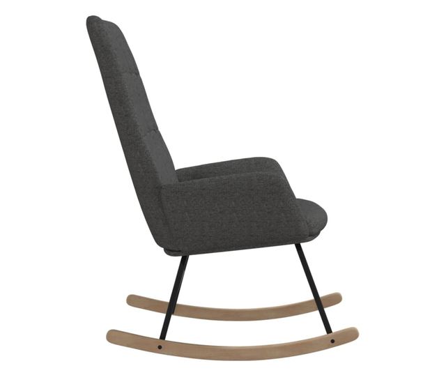 Stolica za ljuljanje, svijetlosiva, tekstilni materijal