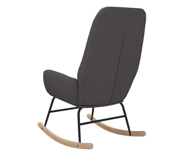 Stolica za ljuljanje, svijetlosiva, tekstilni materijal