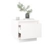Noćni ormarić, bijeli, 35x34x32 cm, masivno borovo drvo