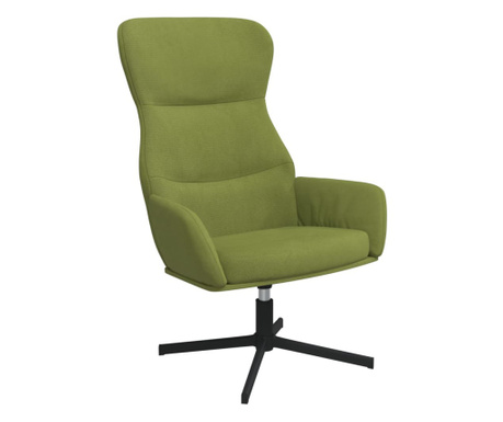 Стол за релакс, светлозелен, кадифе