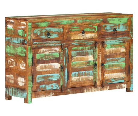 Servanta, 110x30x65 cm, lemn masiv reciclat