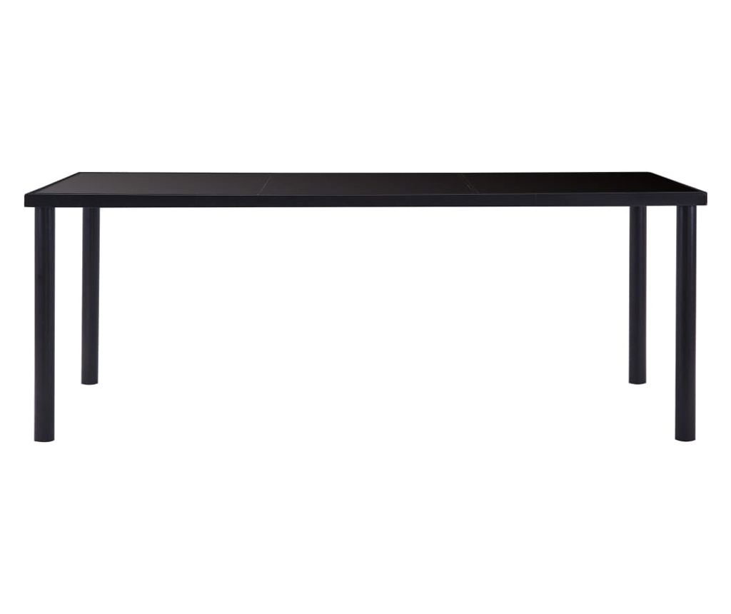 Set kuhinjskog namještaja, 11 dijelova, smeđa, umjetna koža - 2