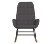Stolica za ljuljanje, tamno siva, tekstilni materijal