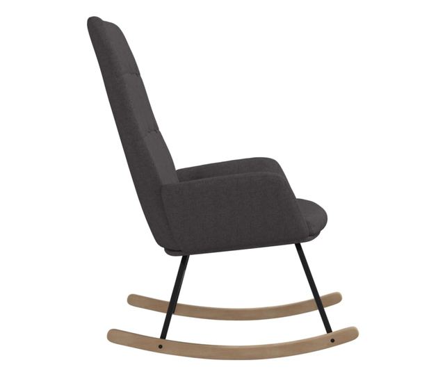 Stolica za ljuljanje, tamno siva, tekstilni materijal