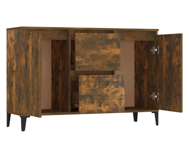 Servanta, stejar fumuriu, 104x35x70 cm, lemn prelucrat