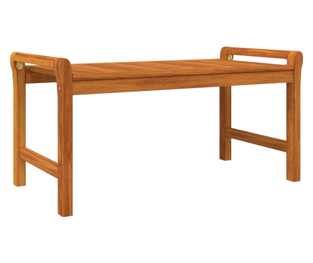 Градински комплект с възглавници, 5 части, масивно акациево дърво - 7