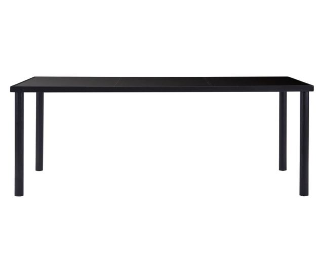 Set kuhinjskog namještaja, 9 dijelova, smeđa, umjetna koža