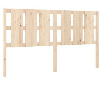 Горна табла за легло, 165,5x4x100 см, бор масив