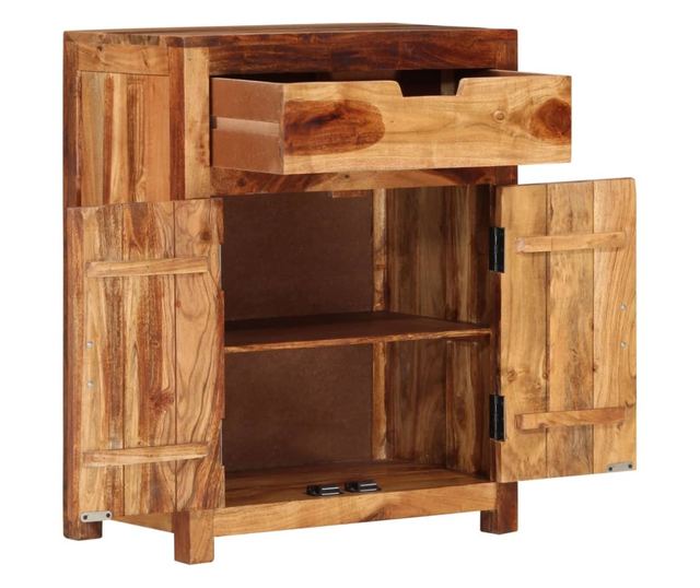 Služavka, 58,5x35x75,5 cm, masivno drvo akacije