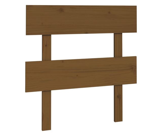 Bed headboard, honey brown, 103.5x3x81 cm, solid pine wood