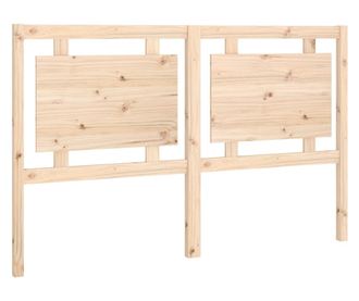 Горна табла за легло, 155,5x4x100 см, бор масив